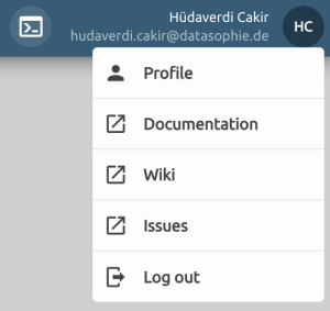 Custom links to external documents or services