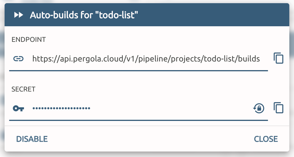 Trigger builds automatically on pushes to Git